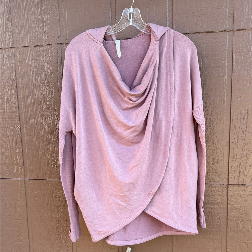 Athleta Draped Long Sleeve Sweatshirt